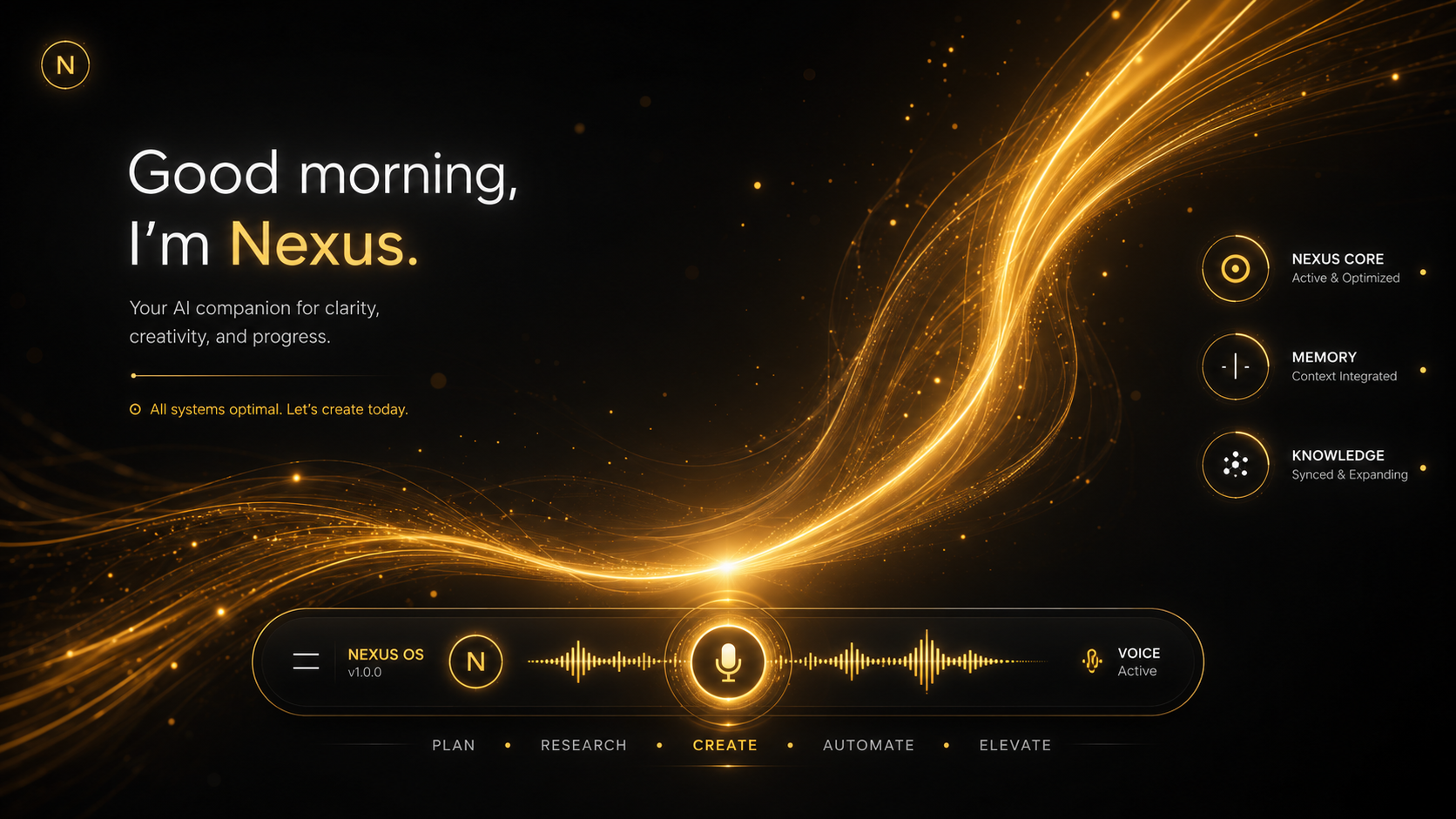 Nexus, the Dream Labz AI business intelligence interface.