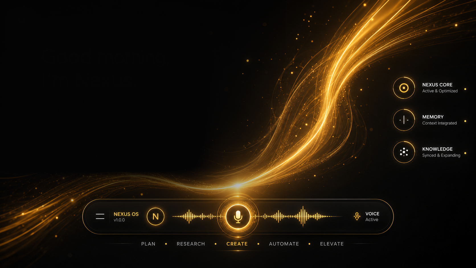 Nexus, the Dream Labz AI business intelligence interface.